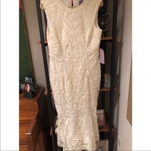 Anthropologie Midi Dress - bridal